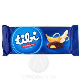 Tibi étcsokoládé 90g banánoskr.tölt.